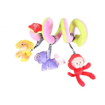 Factory Supply Infant Plush Spiral Toy